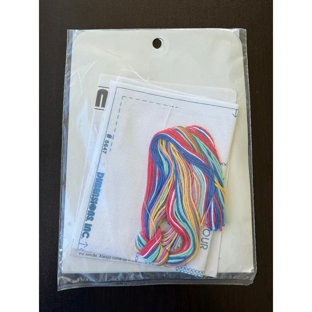 Dimensions‎ Stamped Cross Stitch Kit  7x5 Multicolor New 1993 Brush Your Teeth